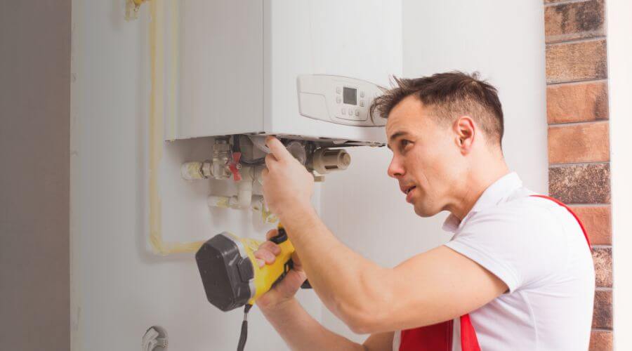 Professional water heater repair in Glenfield, ND